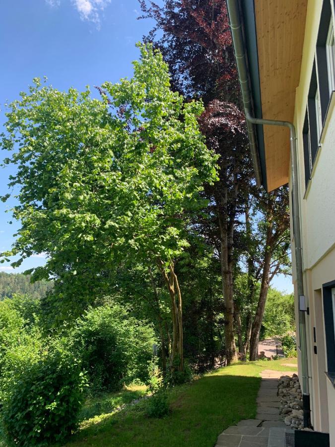 Moderne Wohnung im Grünen mit privatem Garten Donaueschingen Exterior foto